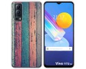 Funda Gel Tpu para Vivo Y52 5G / Y72 5G diseño Madera 10 Dibujos
