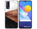 Funda Gel Tpu para Vivo Y52 5G / Y72 5G diseño Mármol 11 Dibujos