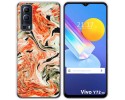 Funda Gel Tpu para Vivo Y52 5G / Y72 5G diseño Mármol 12 Dibujos