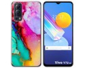 Funda Gel Tpu para Vivo Y52 5G / Y72 5G diseño Mármol 15 Dibujos