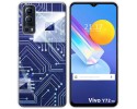 Funda Gel Tpu para Vivo Y52 5G / Y72 5G diseño Circuito Dibujos