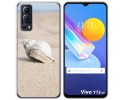 Funda Gel Tpu para Vivo Y52 5G / Y72 5G diseño Concha Dibujos