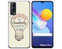 Funda Gel Tpu para Vivo Y52 5G / Y72 5G diseño Creativity Dibujos
