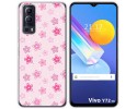 Funda Gel Tpu para Vivo Y52 5G / Y72 5G diseño Flores Dibujos