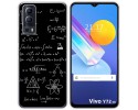 Funda Gel Tpu para Vivo Y52 5G / Y72 5G diseño Formulas Dibujos