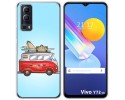 Funda Gel Tpu para Vivo Y52 5G / Y72 5G diseño Furgoneta Dibujos
