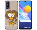 Funda Gel Tpu para Vivo Y52 5G / Y72 5G diseño Leon Dibujos