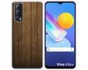 Funda Gel Tpu para Vivo Y52 5G / Y72 5G diseño Madera Dibujos