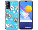 Funda Gel Tpu para Vivo Y52 5G / Y72 5G diseño Mariposas Dibujos