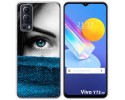 Funda Gel Tpu para Vivo Y52 5G / Y72 5G diseño Ojo Dibujos