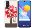 Funda Gel Tpu para Vivo Y52 5G / Y72 5G diseño Pajaritos Dibujos