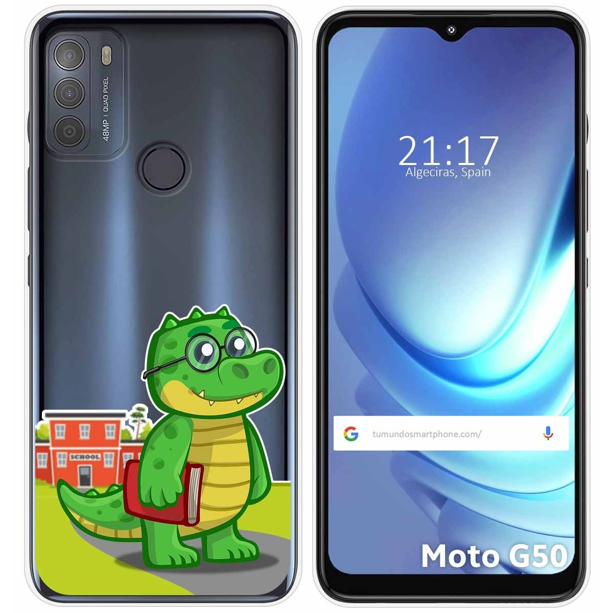 Funda Gel Transparente para Motorola Moto G50 5G diseño Coco Dibujos
