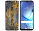 Funda Gel Transparente para Motorola Moto G50 5G diseño Hojas Dibujos