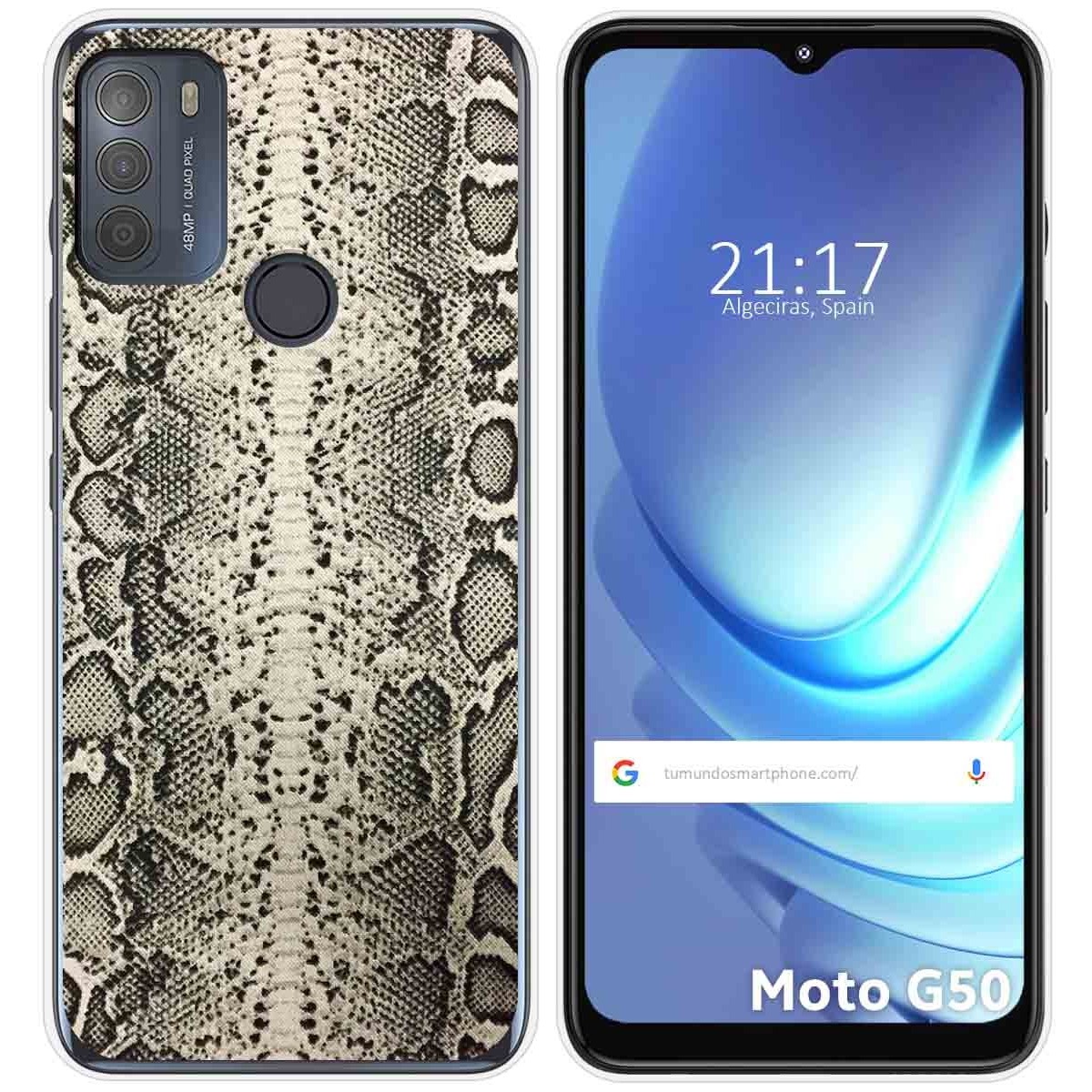 Funda Gel Tpu para Motorola Moto G50 5G diseño Animal 01 Dibujos