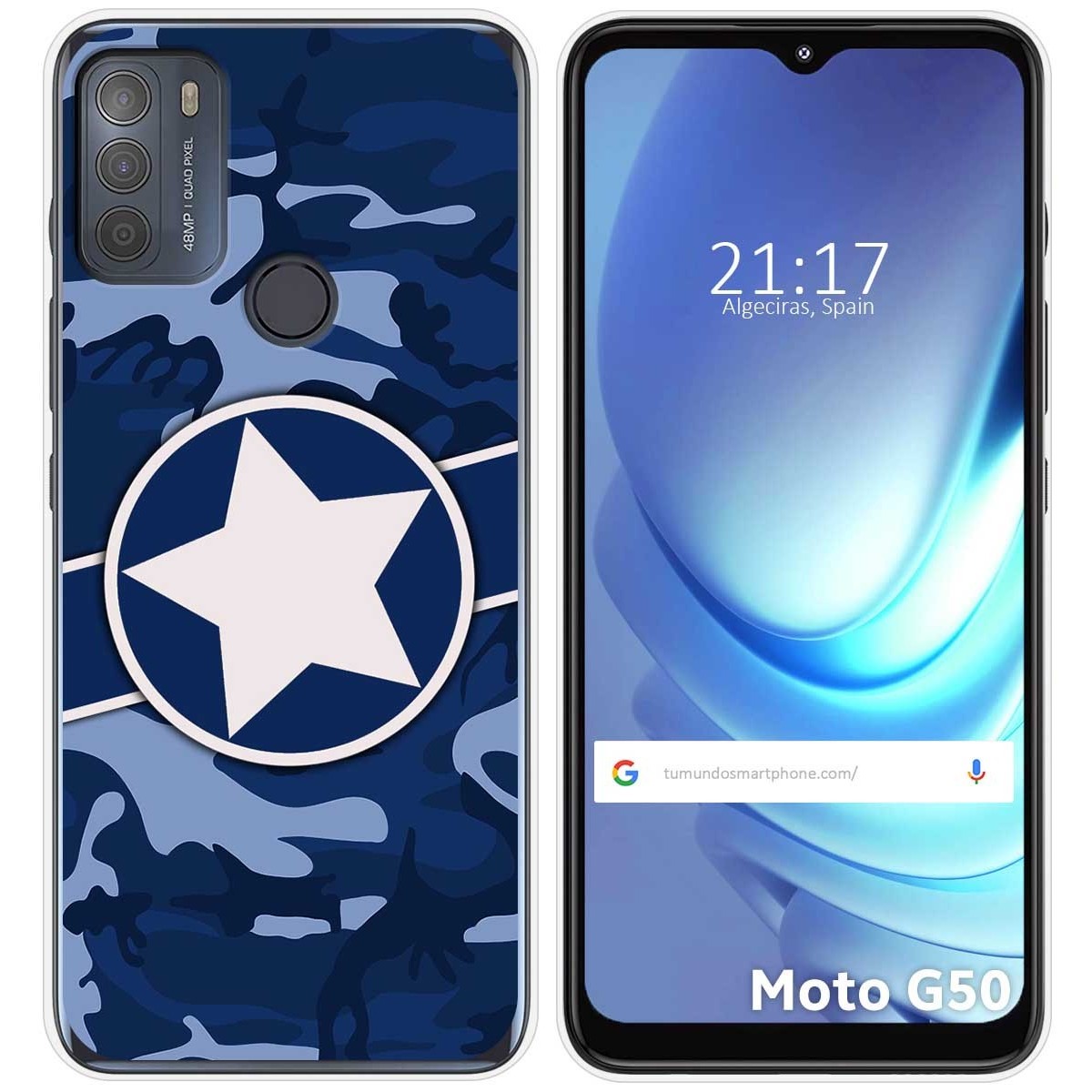 Funda Gel Tpu para Motorola Moto G50 5G diseño Camuflaje 03 Dibujos