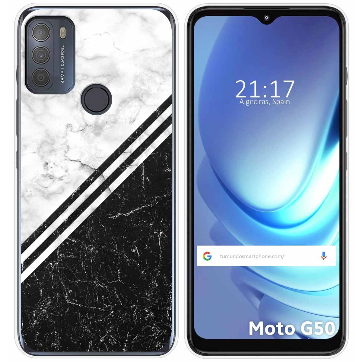 Funda Gel Tpu para Motorola Moto G50 5G diseño Mármol 01 Dibujos