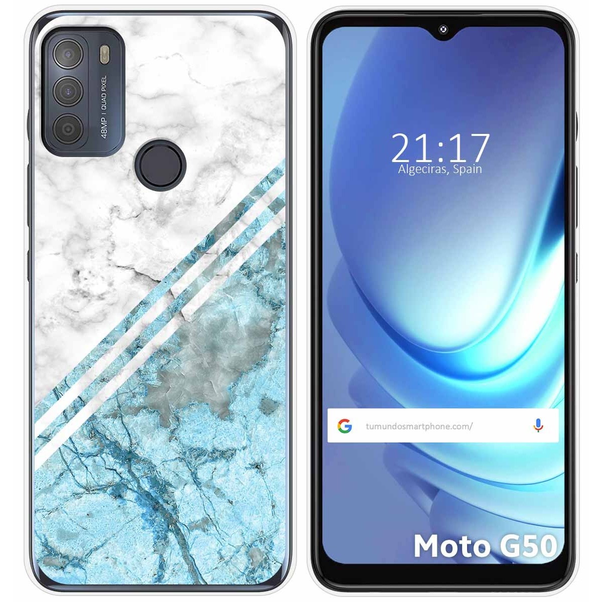 Funda Gel Tpu para Motorola Moto G50 5G diseño Mármol 02 Dibujos