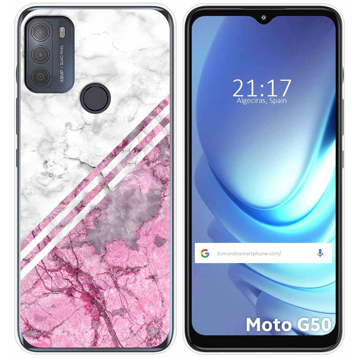 Funda Gel Tpu para Motorola Moto G50 5G diseño Mármol 03 Dibujos