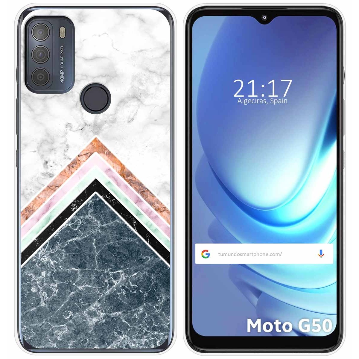 Funda Gel Tpu para Motorola Moto G50 5G diseño Mármol 05 Dibujos