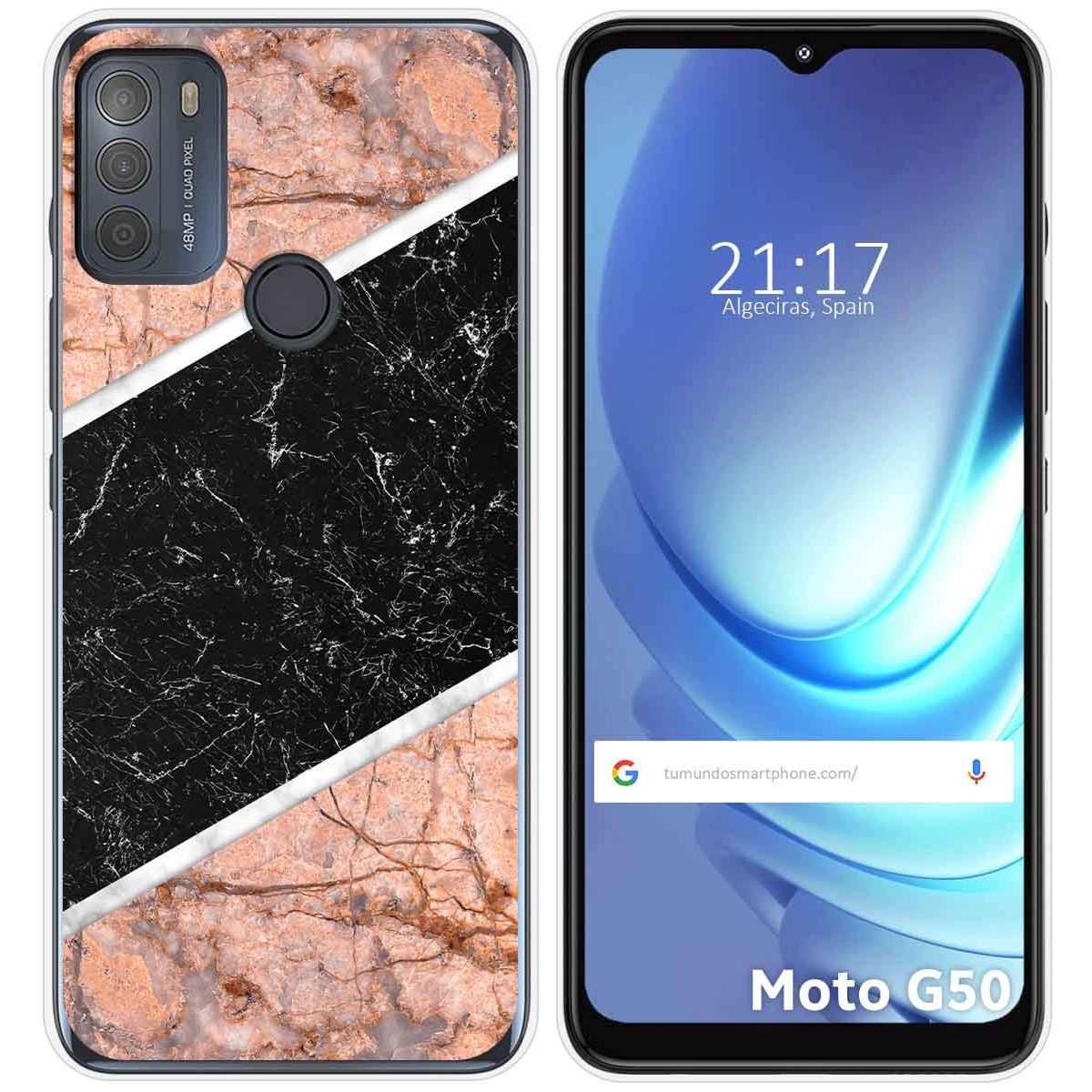 Funda Gel Tpu para Motorola Moto G50 5G diseño Mármol 07 Dibujos