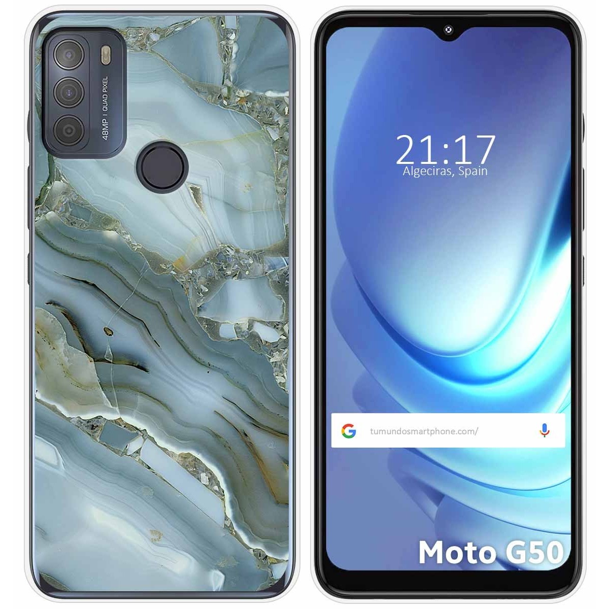 Funda Gel Tpu para Motorola Moto G50 5G diseño Mármol 09 Dibujos
