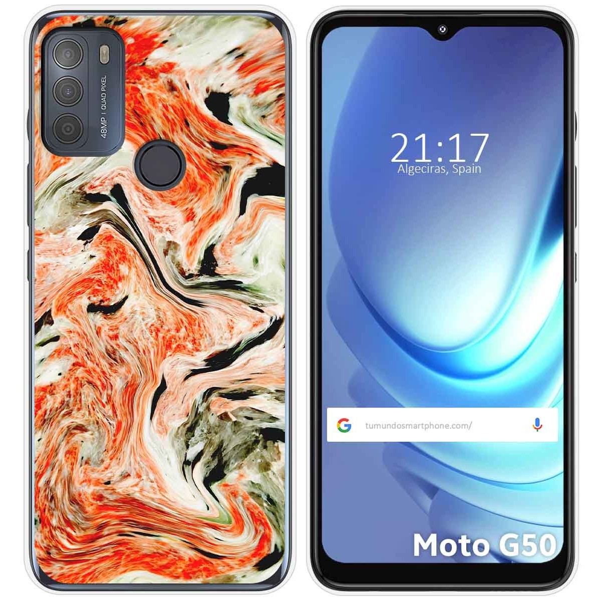 Funda Gel Tpu para Motorola Moto G50 5G diseño Mármol 12 Dibujos