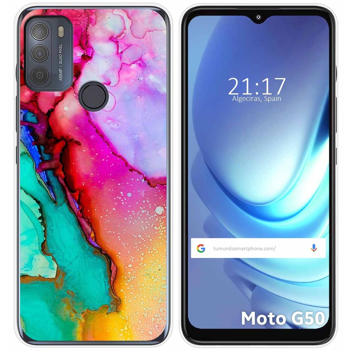 Funda Gel Tpu para Motorola Moto G50 5G diseño Mármol 15 Dibujos