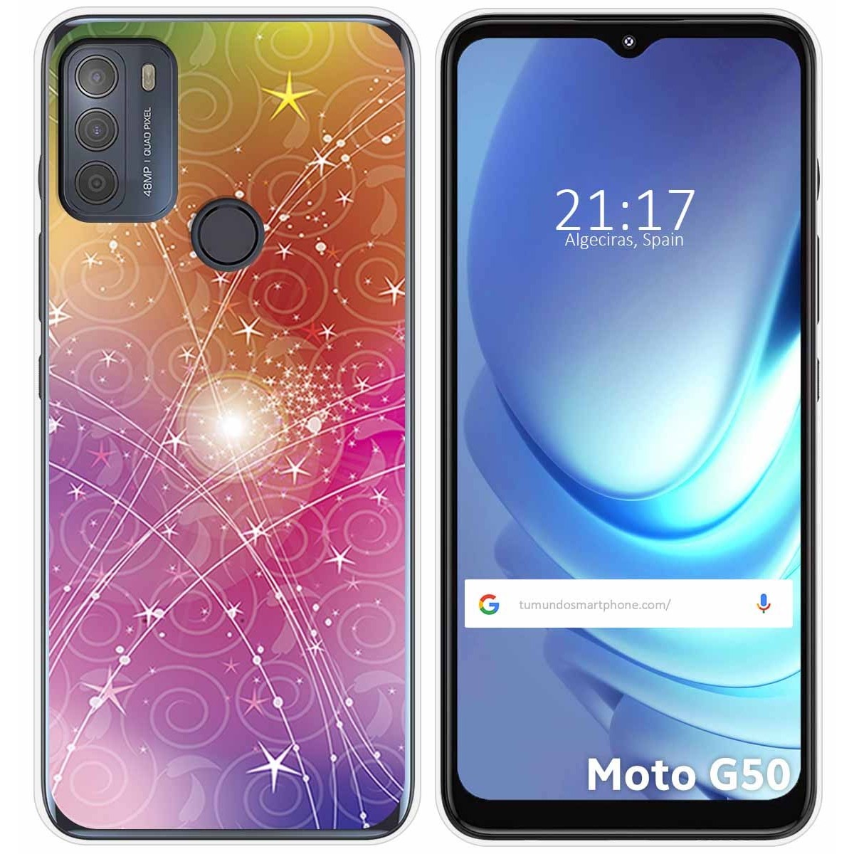 Funda Gel Tpu para Motorola Moto G50 5G diseño Abstracto Dibujos