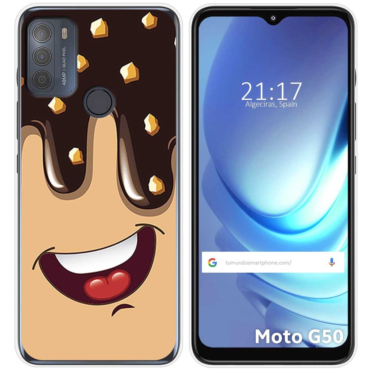 Funda Gel Tpu para Motorola Moto G50 5G diseño Helado Chocolate Dibujos