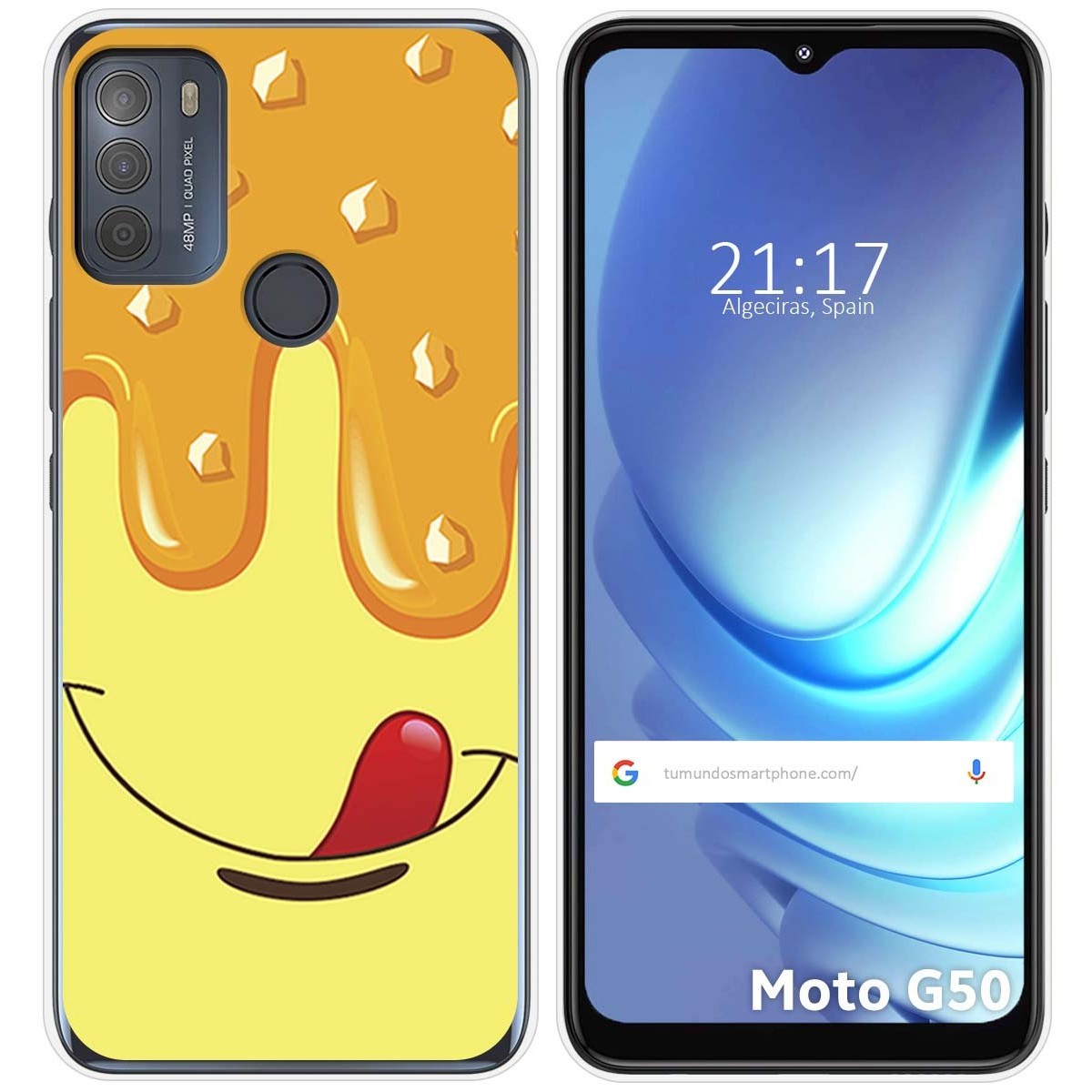 Funda Gel Tpu para Motorola Moto G50 5G diseño Helado Vainilla Dibujos