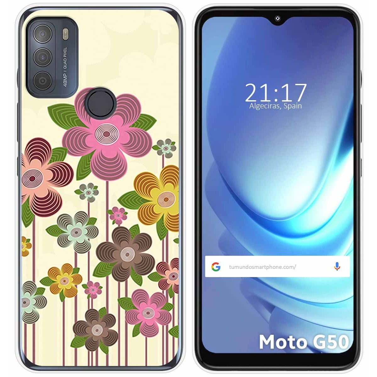 Funda Gel Tpu para Motorola Moto G50 5G diseño Primavera En Flor Dibujos