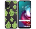 Funda Gel Transparente para Motorola Moto G10 / G20 / G30 diseño Cactus Dibujos