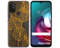 Funda Gel Transparente para Motorola Moto G10 / G20 / G30 diseño Hojas Dibujos