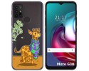 Funda Gel Transparente para Motorola Moto G10 / G20 / G30 diseño Jirafa Dibujos