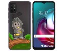 Funda Gel Transparente para Motorola Moto G10 / G20 / G30 diseño Mono Dibujos