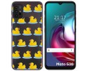 Funda Gel Transparente para Motorola Moto G10 / G20 / G30 diseño Pato Dibujos