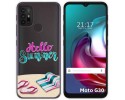Funda Gel Transparente para Motorola Moto G10 / G20 / G30 diseño Summer Dibujos