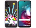 Funda Gel Transparente para Motorola Moto G10 / G20 / G30 diseño Unicornio Dibujos