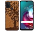 Funda Gel Tpu para Motorola Moto G10 / G20 / G30 diseño Cuero 03 Dibujos