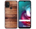 Funda Gel Tpu para Motorola Moto G10 / G20 / G30 diseño Madera 02 Dibujos