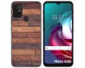 Funda Gel Tpu para Motorola Moto G10 / G20 / G30 diseño Madera 03 Dibujos
