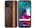 Funda Gel Tpu para Motorola Moto G10 / G20 / G30 diseño Madera 05 Dibujos