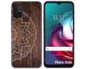 Funda Gel Tpu para Motorola Moto G10 / G20 / G30 diseño Madera 06 Dibujos