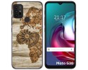 Funda Gel Tpu para Motorola Moto G10 / G20 / G30 diseño Madera 07 Dibujos