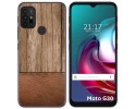 Funda Gel Tpu para Motorola Moto G10 / G20 / G30 diseño Madera 09 Dibujos