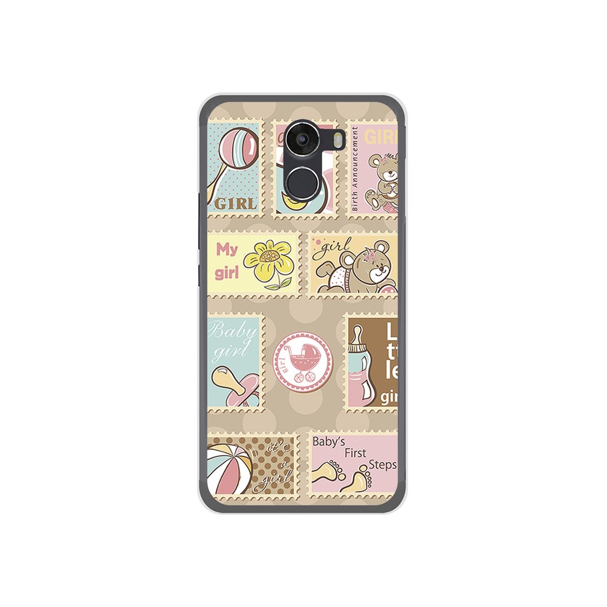 Funda Gel Tpu para Wileyfox Swift 2 Diseño Sellos Dibujos