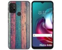Funda Gel Tpu para Motorola Moto G10 / G20 / G30 diseño Madera 10 Dibujos