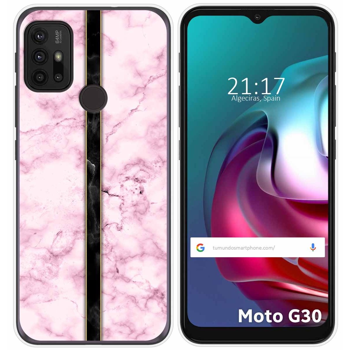 Funda Gel Tpu para Motorola Moto G10 / G20 / G30 diseño Mármol 04 Dibujos