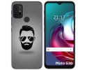 Funda Gel Tpu para Motorola Moto G10 / G20 / G30 diseño Barba Dibujos