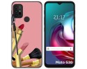 Funda Gel Tpu para Motorola Moto G10 / G20 / G30 diseño Brochas Dibujos